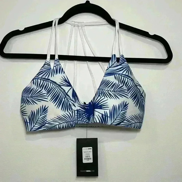 Blue & White Bathing Suit Set Never Worn - Picture 1 of 5